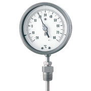 Termometro a gas inerte radiale